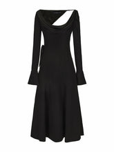 Giselle Dress: Black Midi Dress for Cocktail Party | Nana Jacqueline