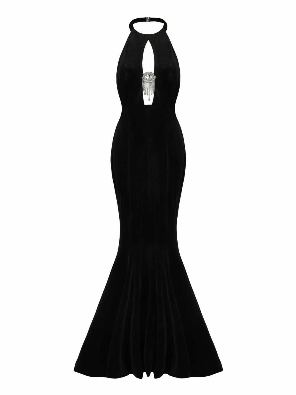 Liliane Velvet Dress: Black Maxi Dress for Formal Event | Nana Jacqueline