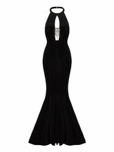 Liliane Velvet Dress: Black Maxi Dress for Formal Event | Nana Jacqueline