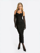 Francesca Dress: Black Midi Dress for Cocktail Party | Nana Jacqueline