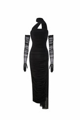 Gia Dress: Black Maxi Dress for Formal Wedding Guest | Nana Jacqueline