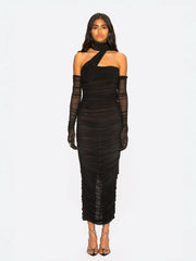 Gia Dress: Black Maxi Dress for Formal Wedding Guest | Nana Jacqueline