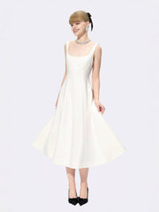 Josephine Dress: White Midi Dress for Bridal Shower | Nana Jacqueline