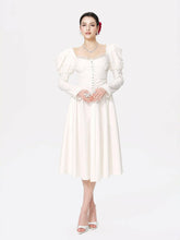 Livia Dress: White Midi Dress for Bridal Shower | Nana Jacqueline