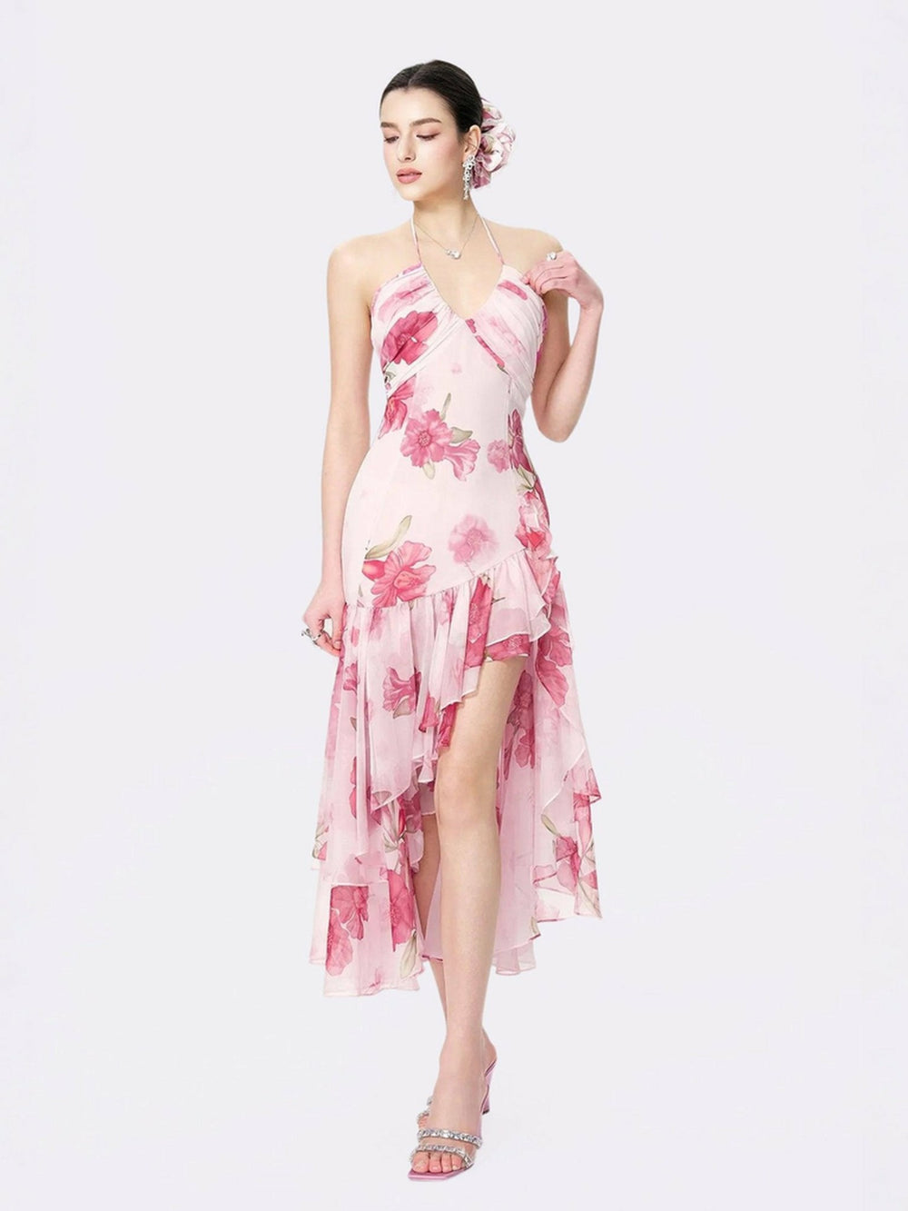 Vivienne Dress: Pink Dress for Garden Wedding Guest | Nana Jacqueline