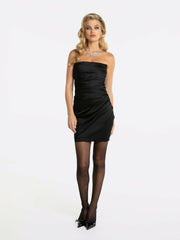 Jolene Dress: Black Mini Dress for Cocktail Party | Nana Jacqueline