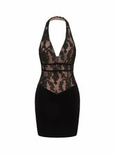 Christi Velvet Dress: Black Mini Dress for Cocktail Party | Nana Jacqueline