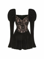 Evelyn Dress: Black Mini Dress for Cocktail Party | Nana Jacqueline
