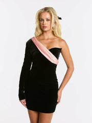 Marisa Dress: Black Mini Dress for Cocktail Party | Nana Jacqueline