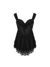 Sheila Chiffon Dress: Black Mini Dress for Date Night | Nana Jacqueline