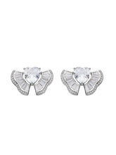 Juliet Heart Earrings: White Earrings for Engagement Party | Nana Jacqueline