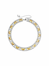 Angelina Necklace: Yellow Necklace for Cocktail Party | Nana Jacqueline