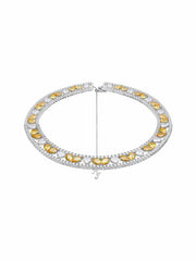 Angelina Necklace: Yellow Necklace for Cocktail Party | Nana Jacqueline