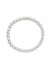 Itzel Pearl Necklace: White Necklace for Bridal Shower | Nana Jacqueline