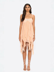 Stella Chiffon Dress: Pink Dress for Garden Party | Nana Jacqueline