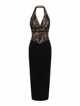 Matilda Velvet Dress: Black Maxi Dress for Cocktail Party | Nana Jacqueline