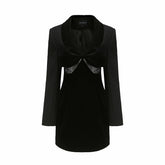Jocelyn Dress: Black Mini Dress for Cocktail Party | Nana Jacqueline