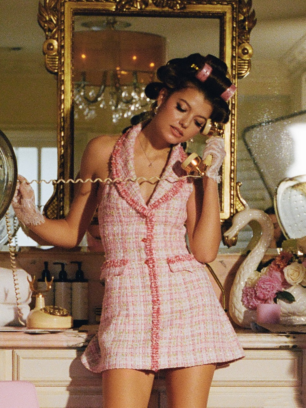 Bianca: Pink Mini Dress for Bridal Shower | Nana Jacqueline