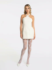 Claira Dress: Off-White Mini Dress for Bridal Shower | Nana Jacqueline