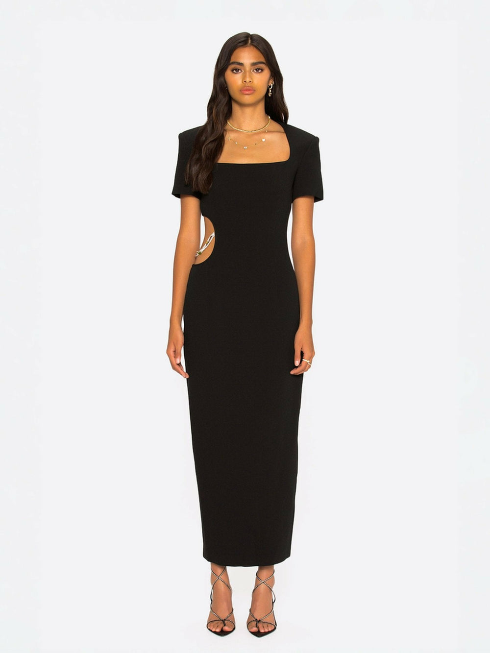 Zoe Dress: Black Maxi Dress for Cocktail Party | Nana Jacqueline