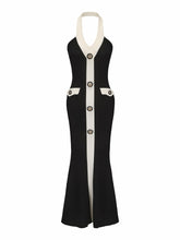 Regina Knit Dress: Black Maxi Dress for Cocktail Party | Nana Jacqueline