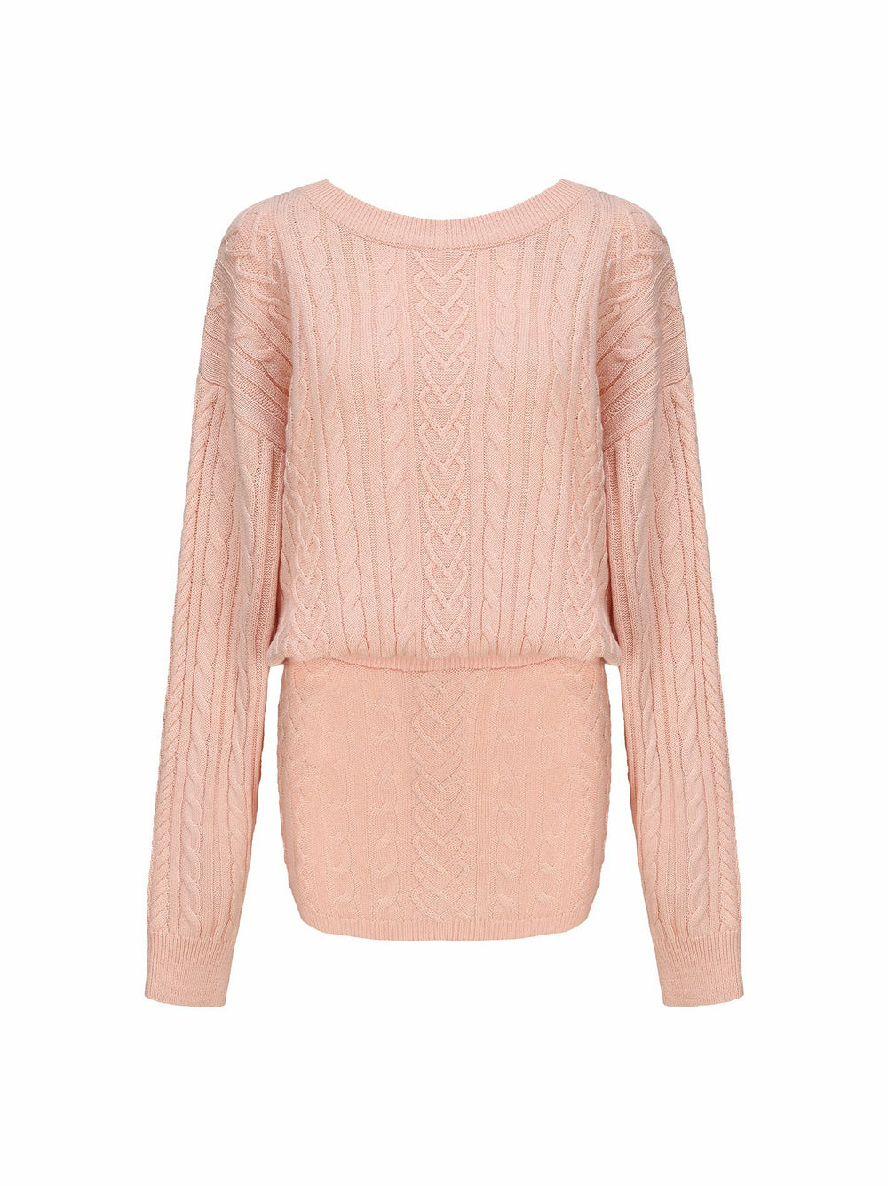 Kendall Knit Dress: Peach Knit Dress for Brunch | Nana Jacqueline