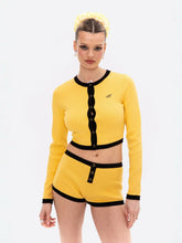 Eliza Knit Cardigan: Yellow Cardigan for Brunch | Nana Jacqueline