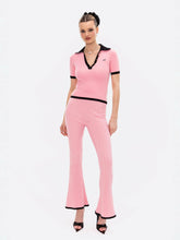 Eliza Pants: Pink Knit Pants for Resort Brunch | Nana Jacqueline