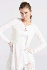Mirabelle Knitted Cardigan: White Cardigan for Brunch | Nana Jacqueline