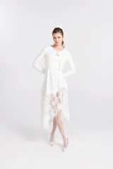 Mirabelle Knitted Cardigan: White Cardigan for Brunch | Nana Jacqueline