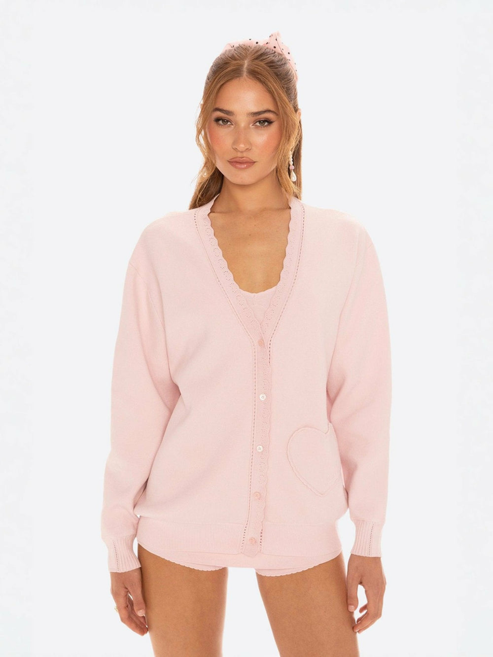 Carrie Cardigan: Pink Cardigan for Brunch | Nana Jacqueline