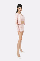 Penelope Skirt: Pink Mini Skirt for Brunch | Nana Jacqueline