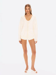 Carrie Cardigan: White Cardigan for Brunch | Nana Jacqueline