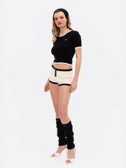 Luna Top: Black Knit Top for Brunch | Nana Jacqueline