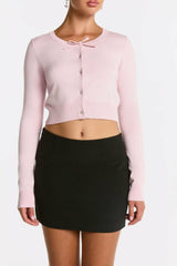 Audrina Cardigan: Pink Cardigan for Brunch | Nana Jacqueline