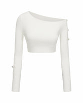Zara Top: White Top for Date Night | Nana Jacqueline