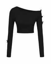Zara Top: Black Knit Top for Date Night | Nana Jacqueline