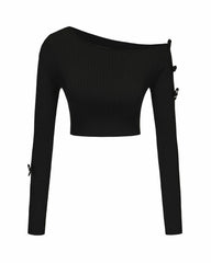 Zara Top: Black Knit Top for Date Night | Nana Jacqueline