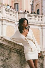 Liza Cardigan: White Cardigan for Brunch | Nana Jacqueline