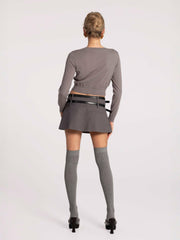 Ashley Cardigan: Grey Cardigan for Brunch | Nana Jacqueline