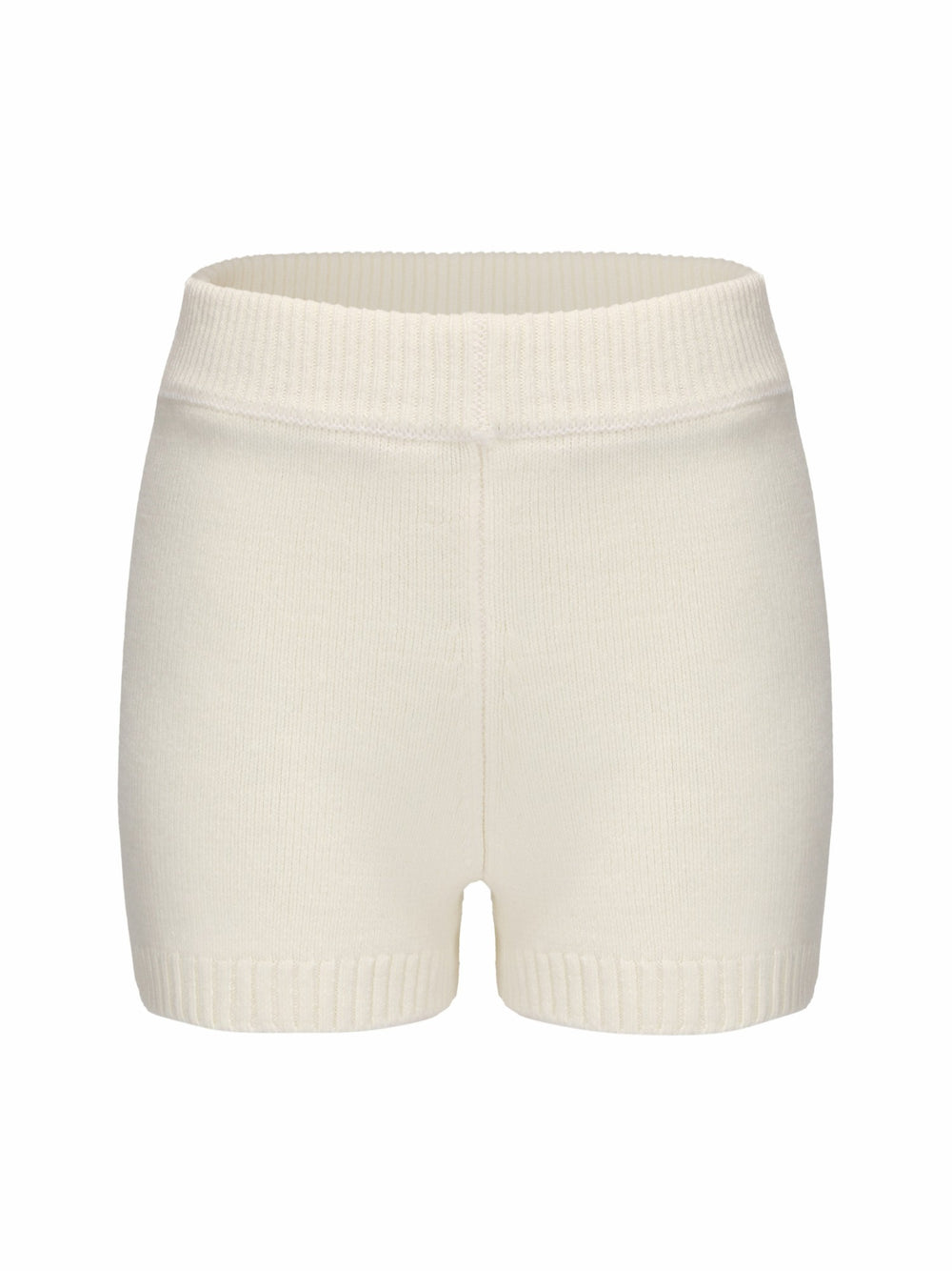 Alexis Shorts: White Knit Shorts for Resort Brunch | Nana Jacqueline