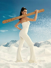 Gwen Jumpsuit: White Jumpsuit for Engagement Party | Nana Jacqueline