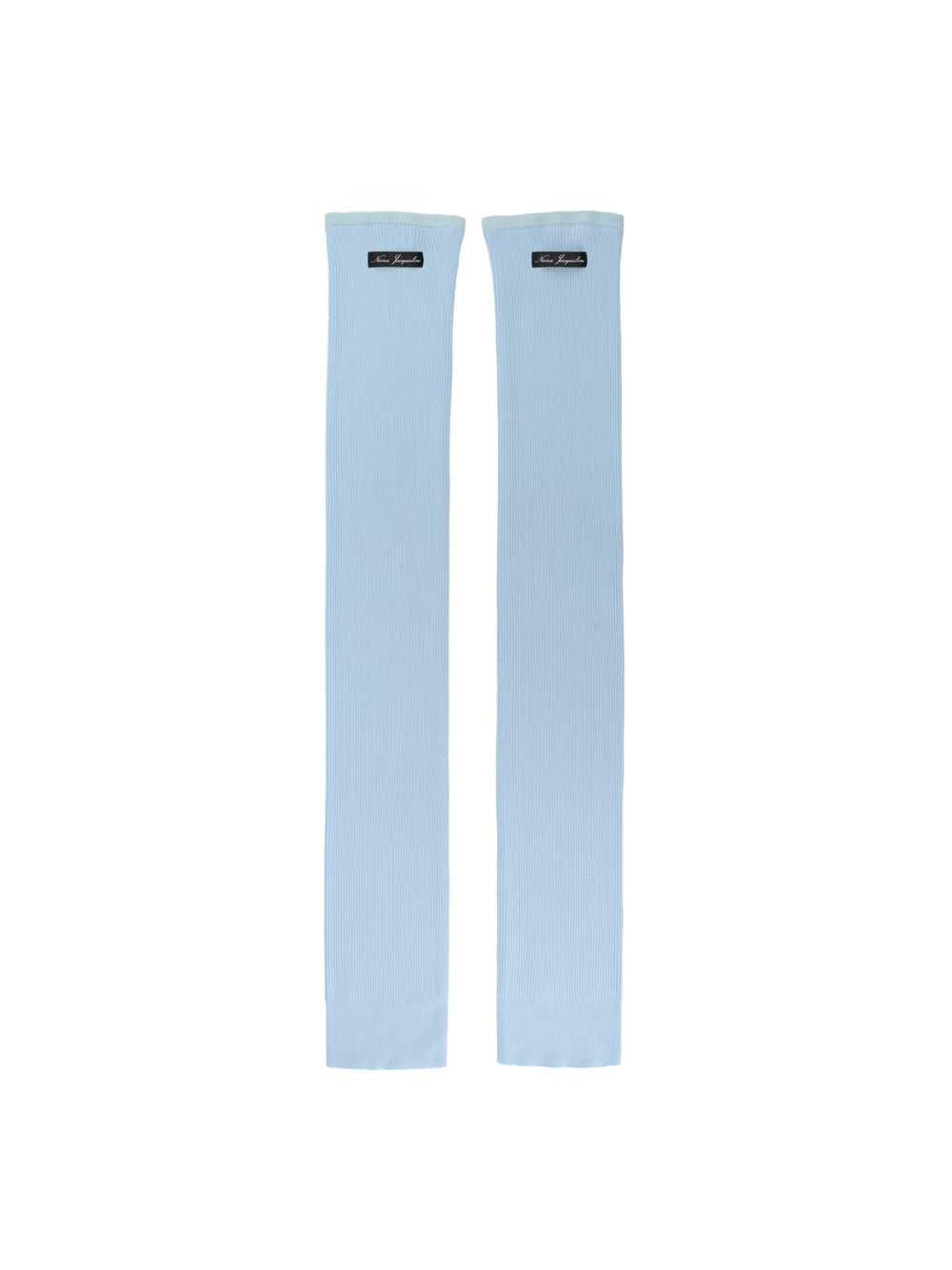 Holly Legwarmers: Blue Legwarmers for Resort Outfit | Nana Jacqueline