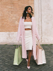 Marisa Top: Off-White Knit Tube Top for Resort Brunch | Nana Jacqueline