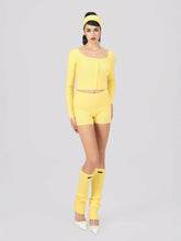 Holly Shorts: Yellow Shorts for Resort Vacation | Nana Jacqueline