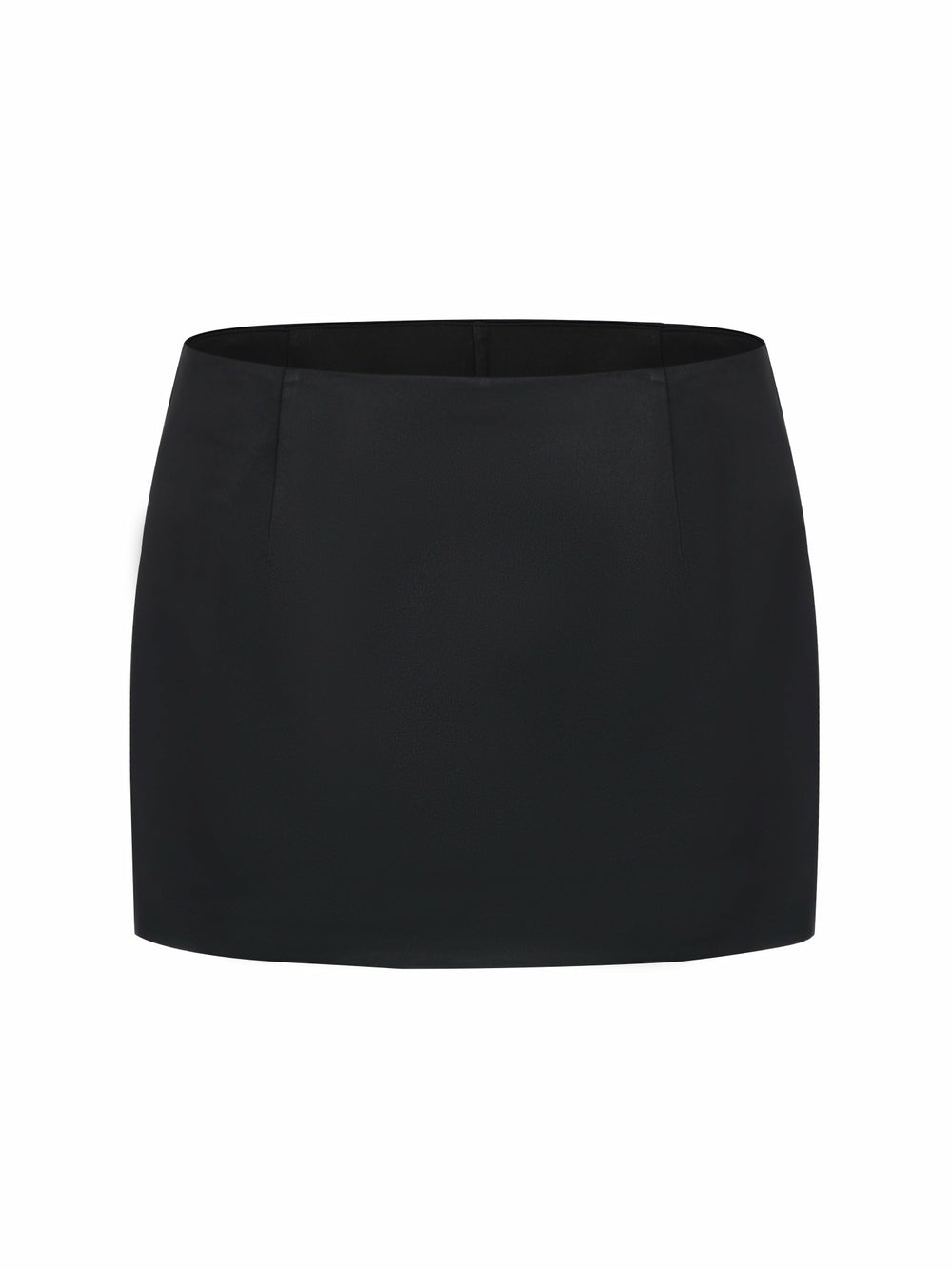 Ayla Satin Mini Black Skirt | Nana Jacqueline