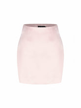 Cassandra Skirt: Pink Satin Skirt for Date Night | Nana Jacqueline