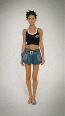 Teresa Mini Skirt: Denim Mini Skirt for Girls' Night Out | Nana Jacqueline