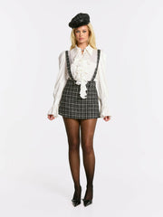 Talia Tweed Skirt: Black Mini Skirt for Date Night | Nana Jacqueline