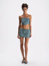 Claire Denim Mini Skirt: Denim Mini Skirt for Date Night | Nana Jacqueline